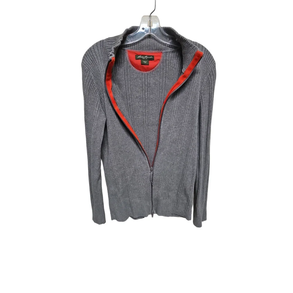 Eddie Bauer Men's Full‎ Zip Sweater - Picture 3 of 8